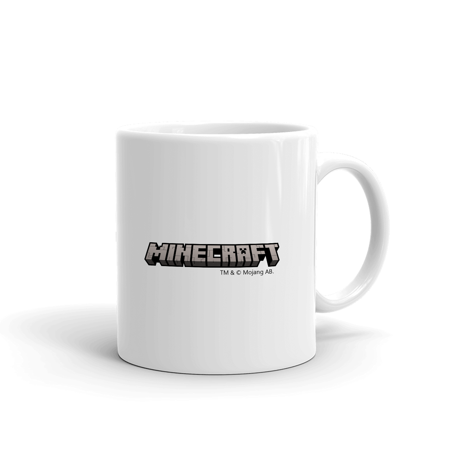 Minecraft Cat White Mug