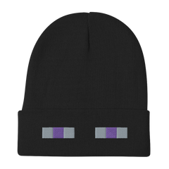Minecraft Enderman Embroidered Beanie