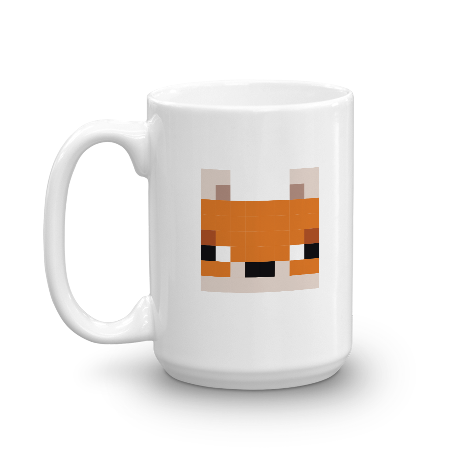 Minecraft Fox White Mug