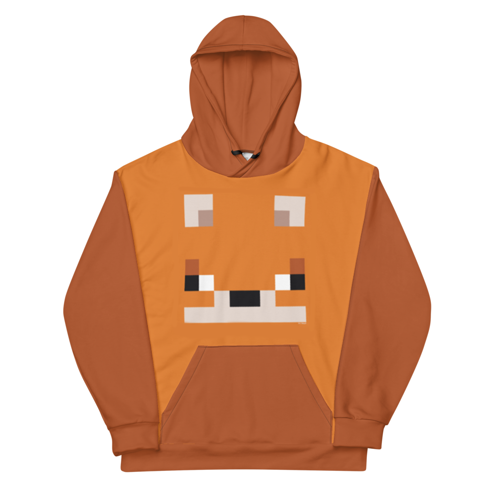 Minecraft Fox Adult Pullover Hoodie