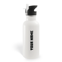Minecraft Panda Personalized 20 oz Screw Top Water Bottle with Straw