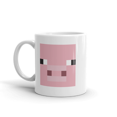 Minecraft Pig White Mug