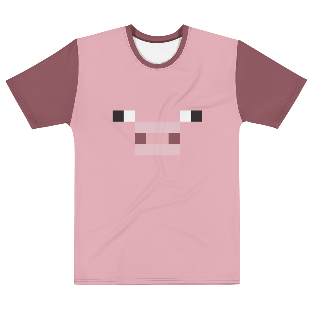 Minecraft Pig Unisex Short Sleeve T-Shirt