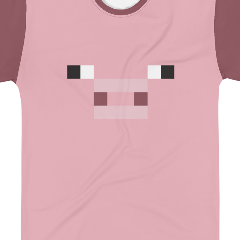 Minecraft Pig Unisex Short Sleeve T-Shirt