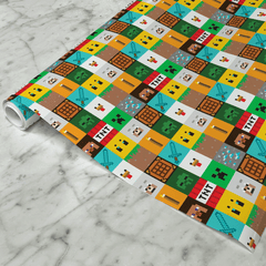 Minecraft Character Checker Gift Wrap