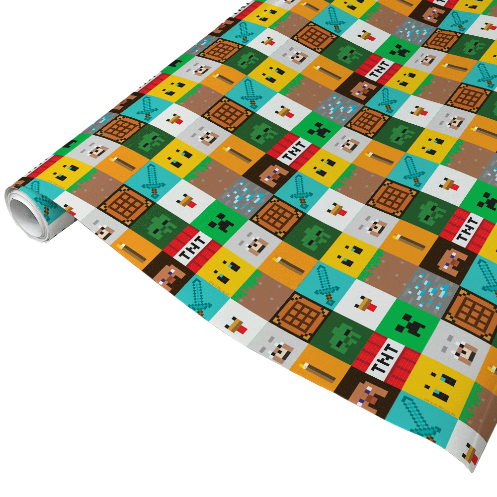 Minecraft Character Checker Gift Wrap