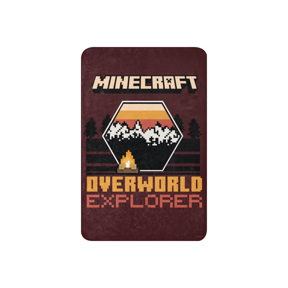 Minecraft Overworld Explorer Sherpa Blanket