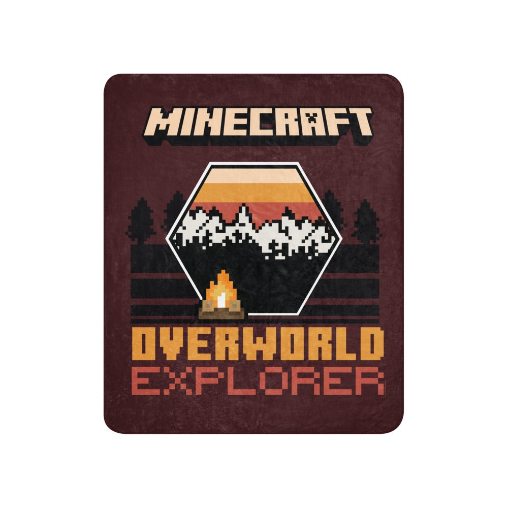 Minecraft Overworld Explorer Sherpa Blanket