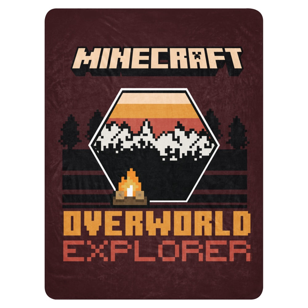 Minecraft Overworld Explorer Sherpa Blanket