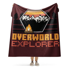Minecraft Overworld Explorer Sherpa Blanket