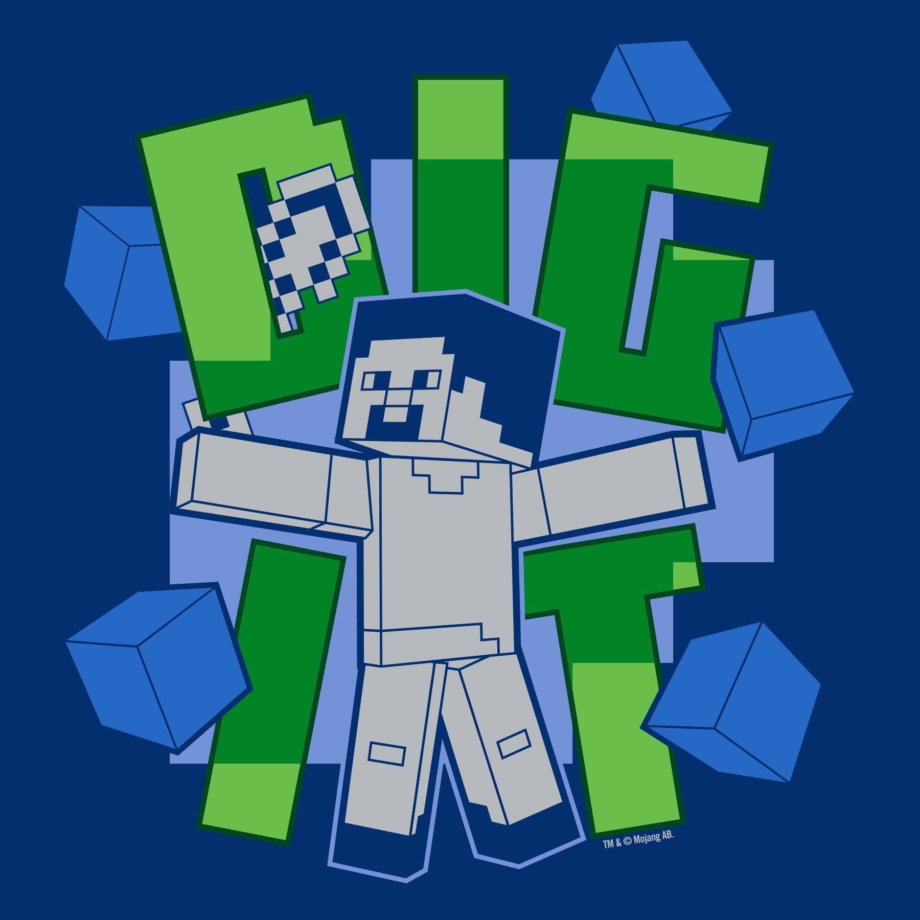 Minecraft Dig It Skateboard Deck Wall Art