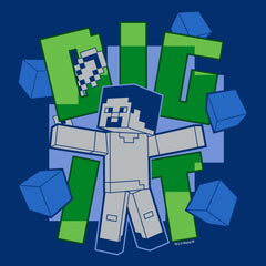 Minecraft Dig It Skateboard Deck Wall Art