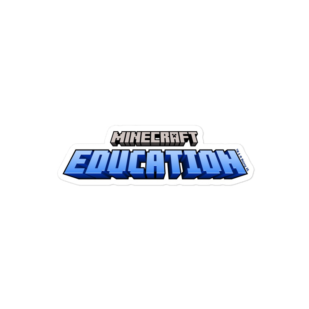 Minecraft Education Kiss Cut Sticker