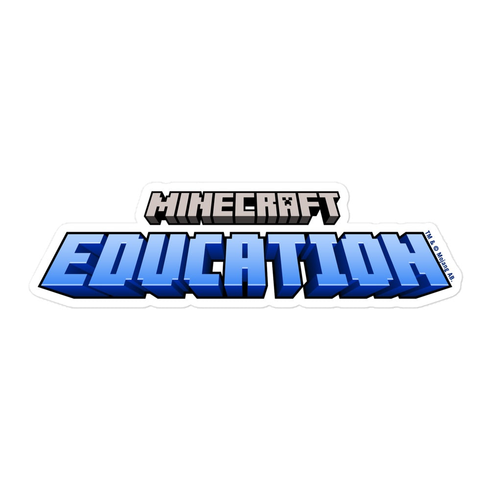 Minecraft Education Kiss Cut Sticker