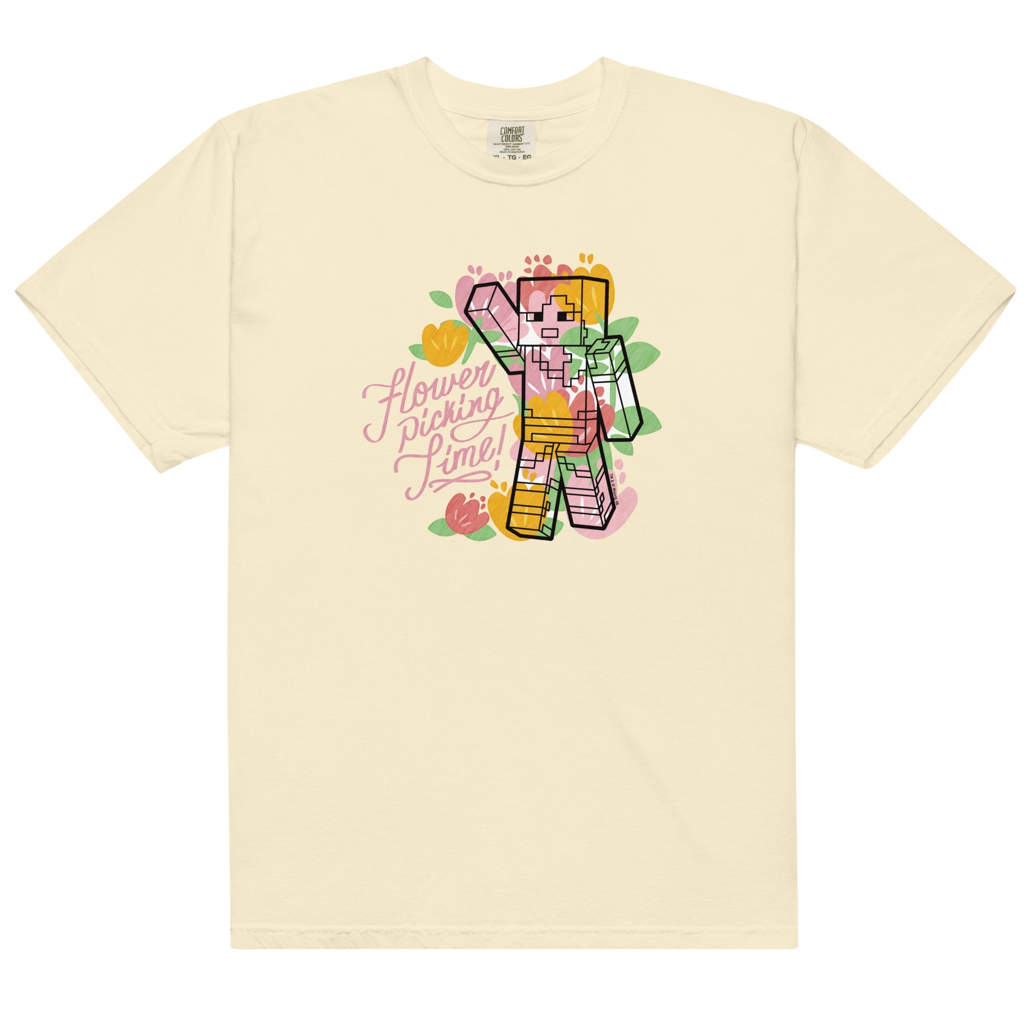 Minecraft Flower Picking Time T-Shirt