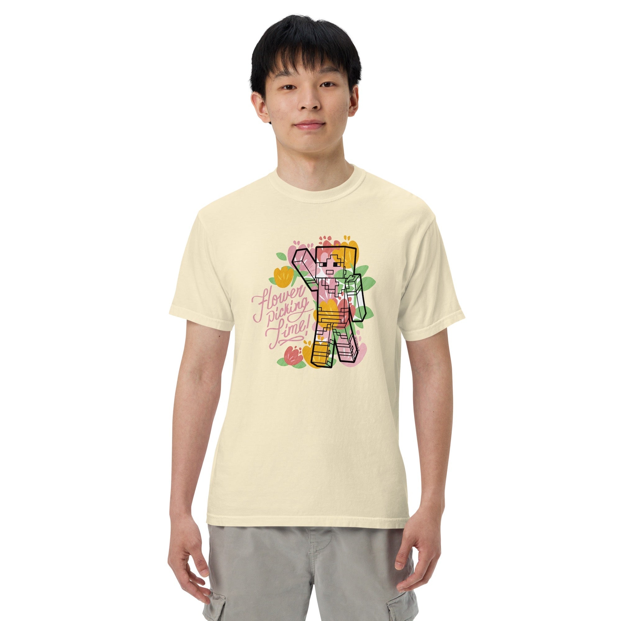 Minecraft Flower Picking Time T-Shirt