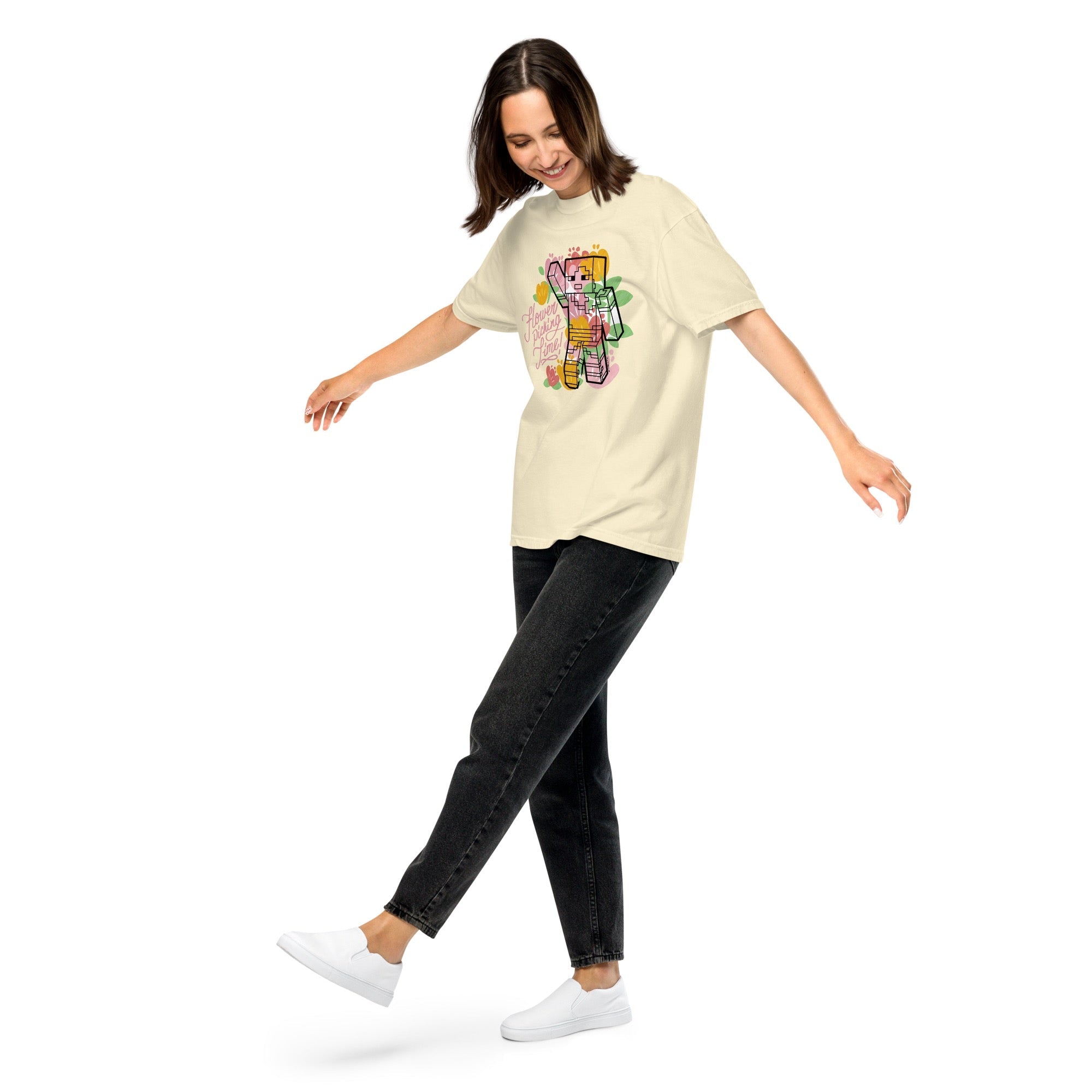 Minecraft Flower Picking Time T-Shirt
