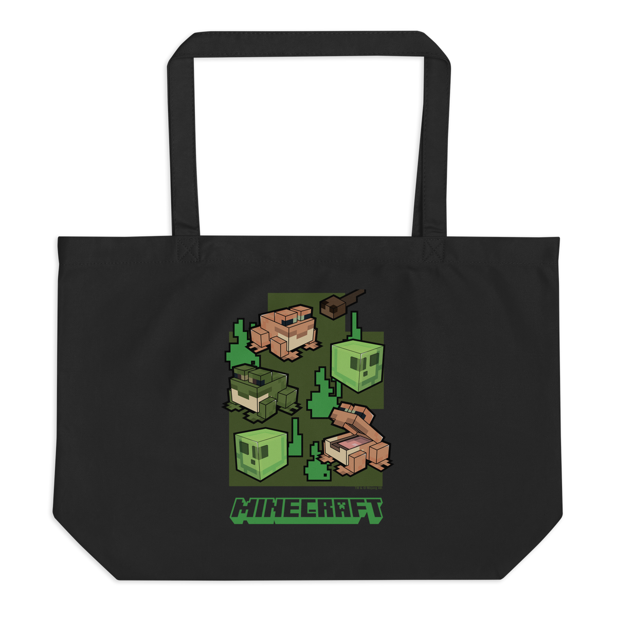 Minecraft Frogs Large Eco Tote
