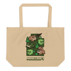 Minecraft Frogs Large Eco Tote