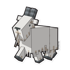 Minecraft: Caves & Cliffs Goat Sticker