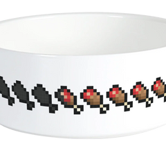 Minecraft Hunger Bar Pet Bowl