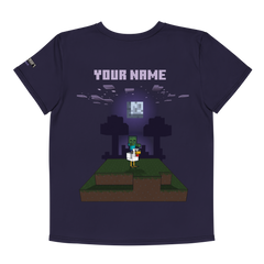 Minecraft Chicken Jockey Kids Personalized T-Shirt
