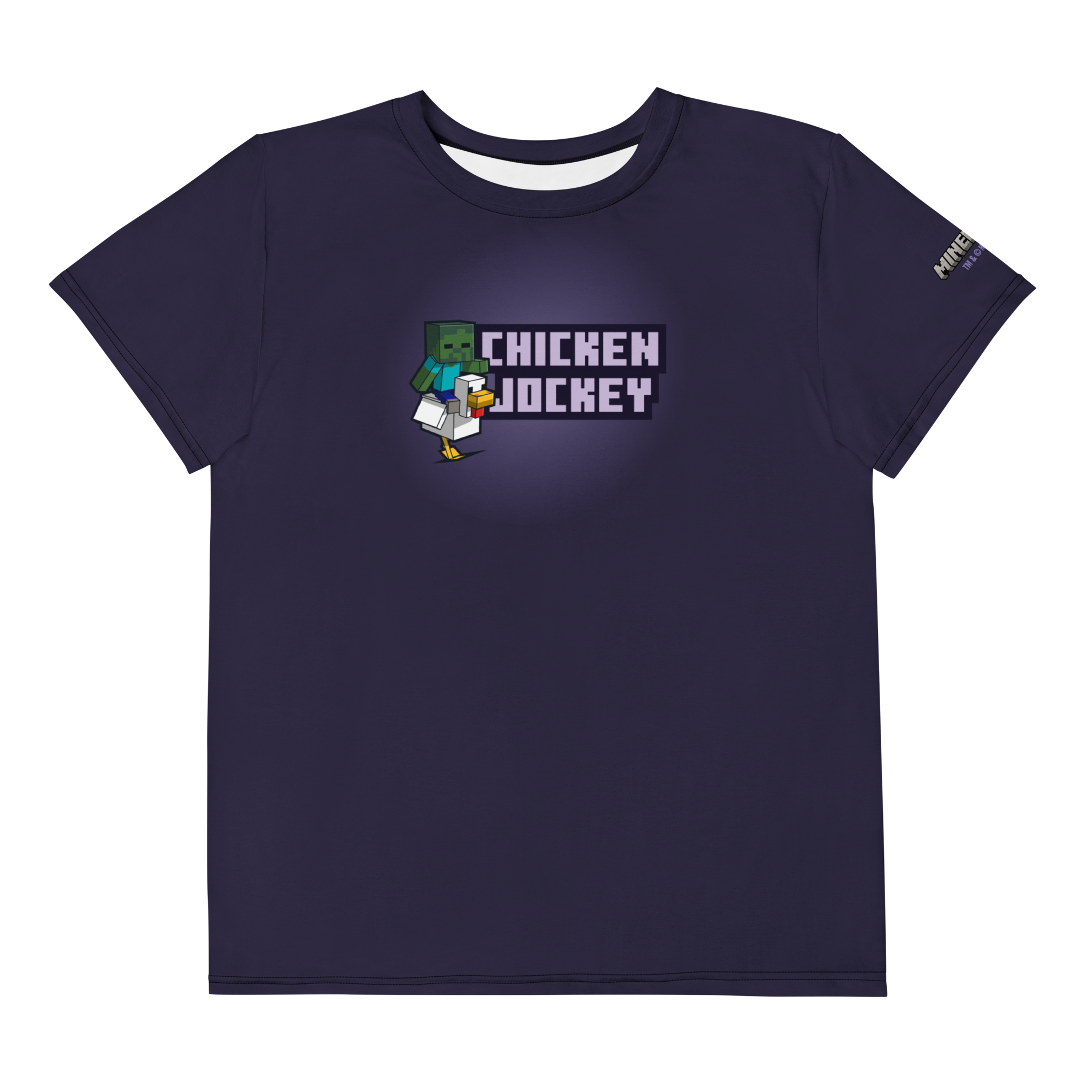 Minecraft Chicken Jockey Kids Personalized T-Shirt