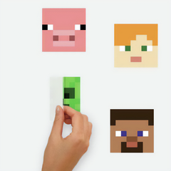 Minecraft Peel and Stick Wall Decals