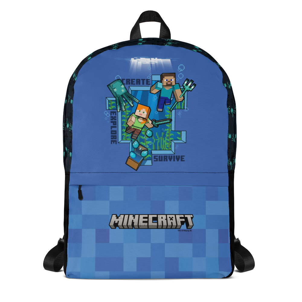 Minecraft Underwater Adventure Backpack