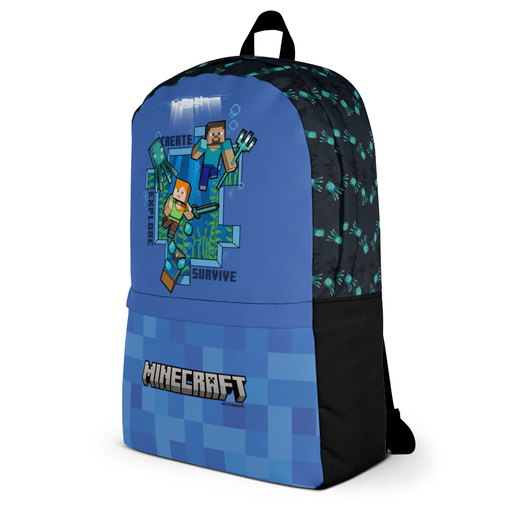 Minecraft Underwater Adventure Backpack