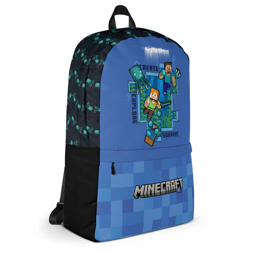 Minecraft Underwater Adventure Backpack