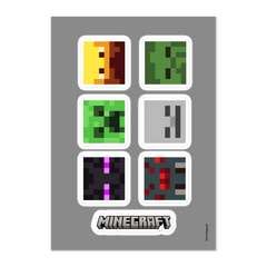 Minecraft Foe Sticker Sheet