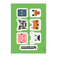 Minecraft Friend Sticker Sheet