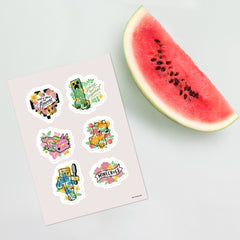 Minecraft Spring Adventure Sticker Sheet
