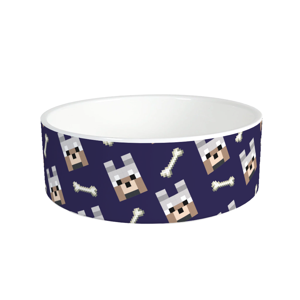 Minecraft Tamed Wolf Pet Bowl