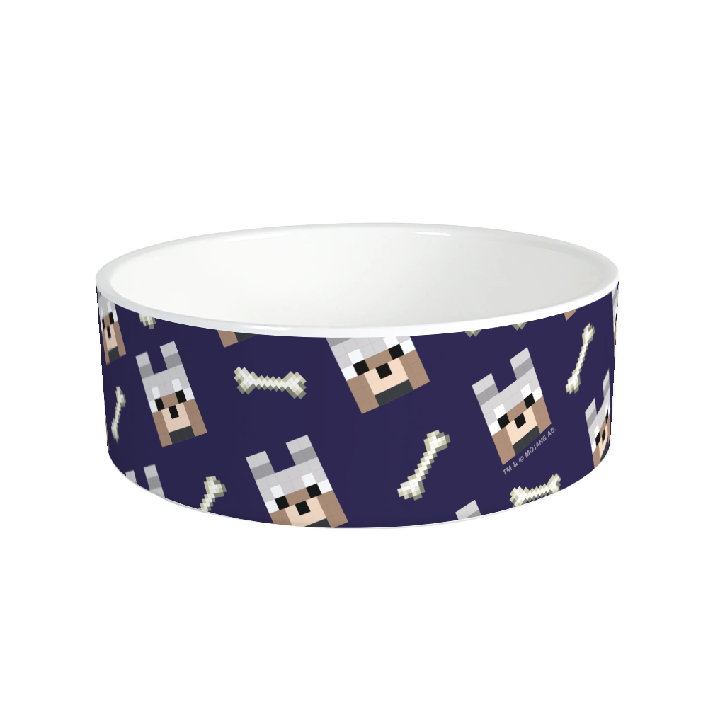 Minecraft Tamed Wolf Pet Bowl