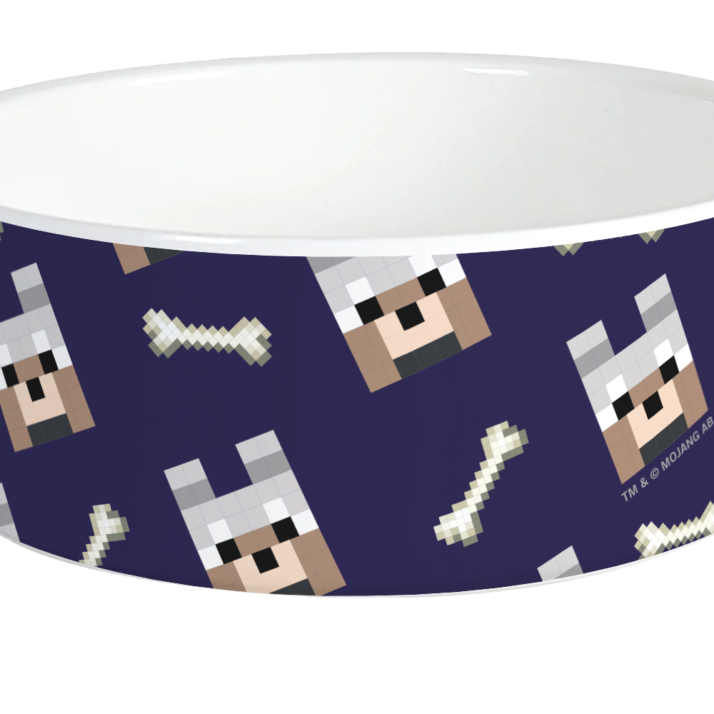 Minecraft Tamed Wolf Pet Bowl