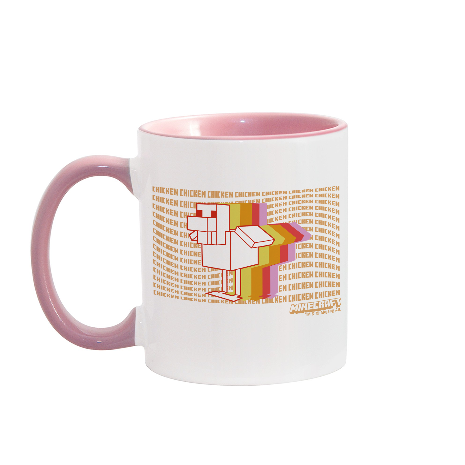 Minecraft Wavy Chicken Two-Tone Mug