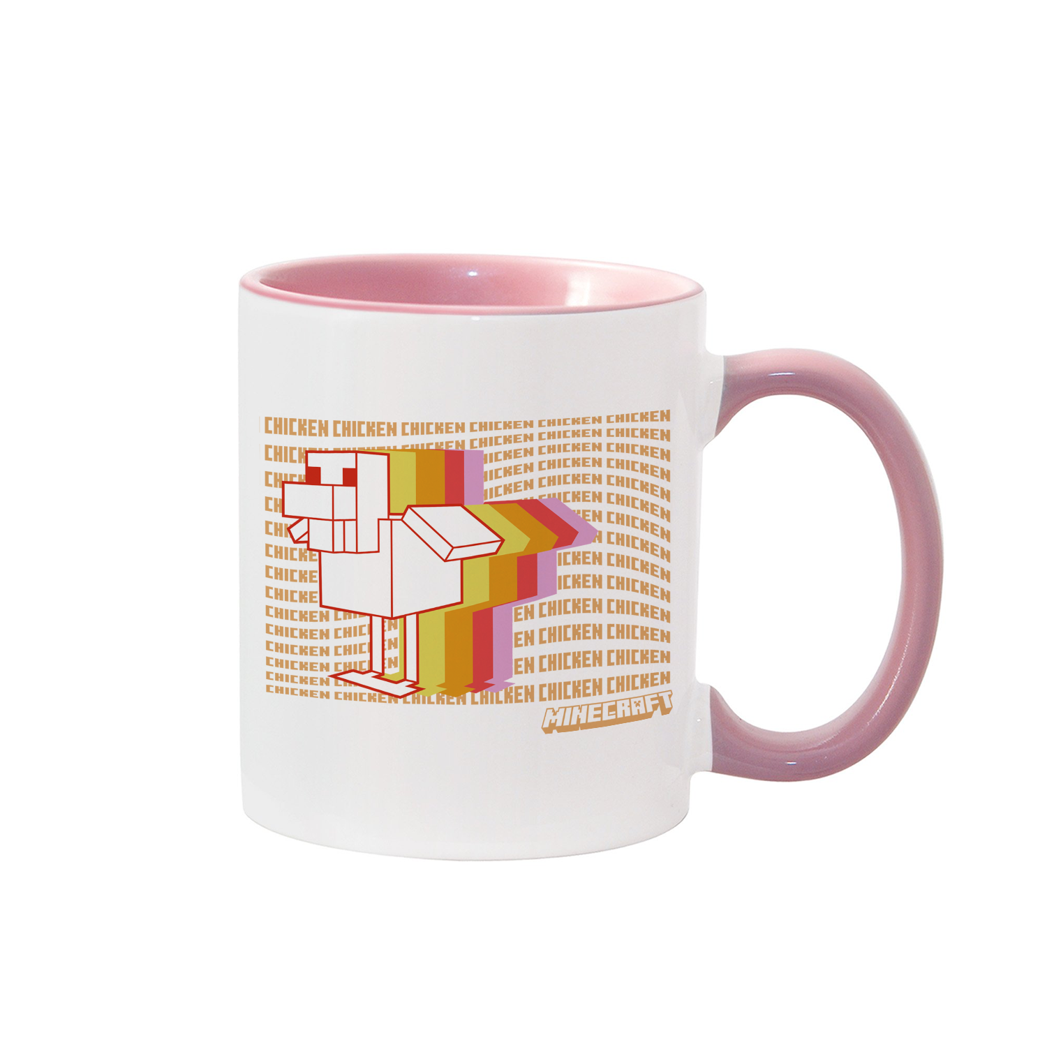 Minecraft Wavy Chicken Two-Tone Mug