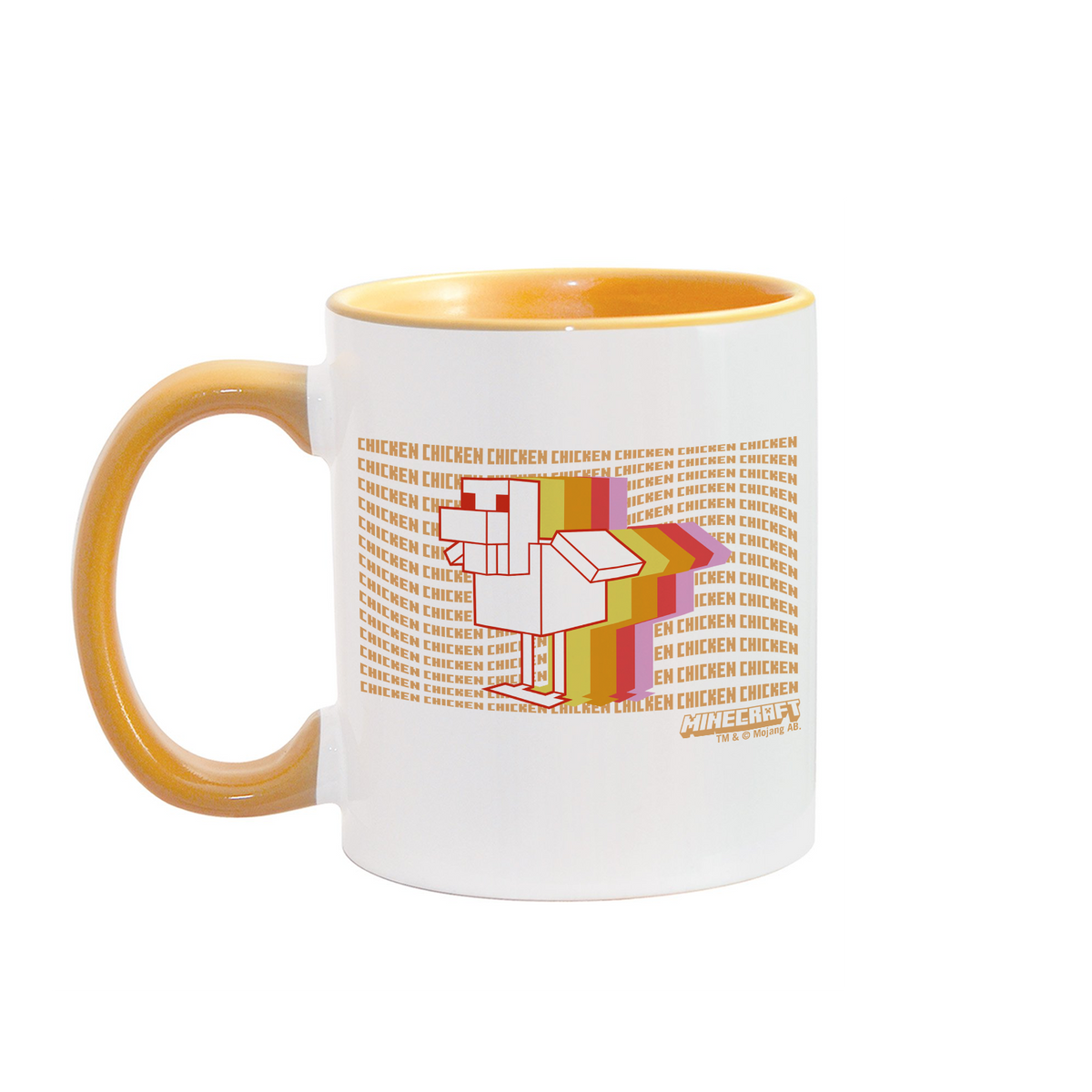 Minecraft Wavy Chicken Two-Tone Mug