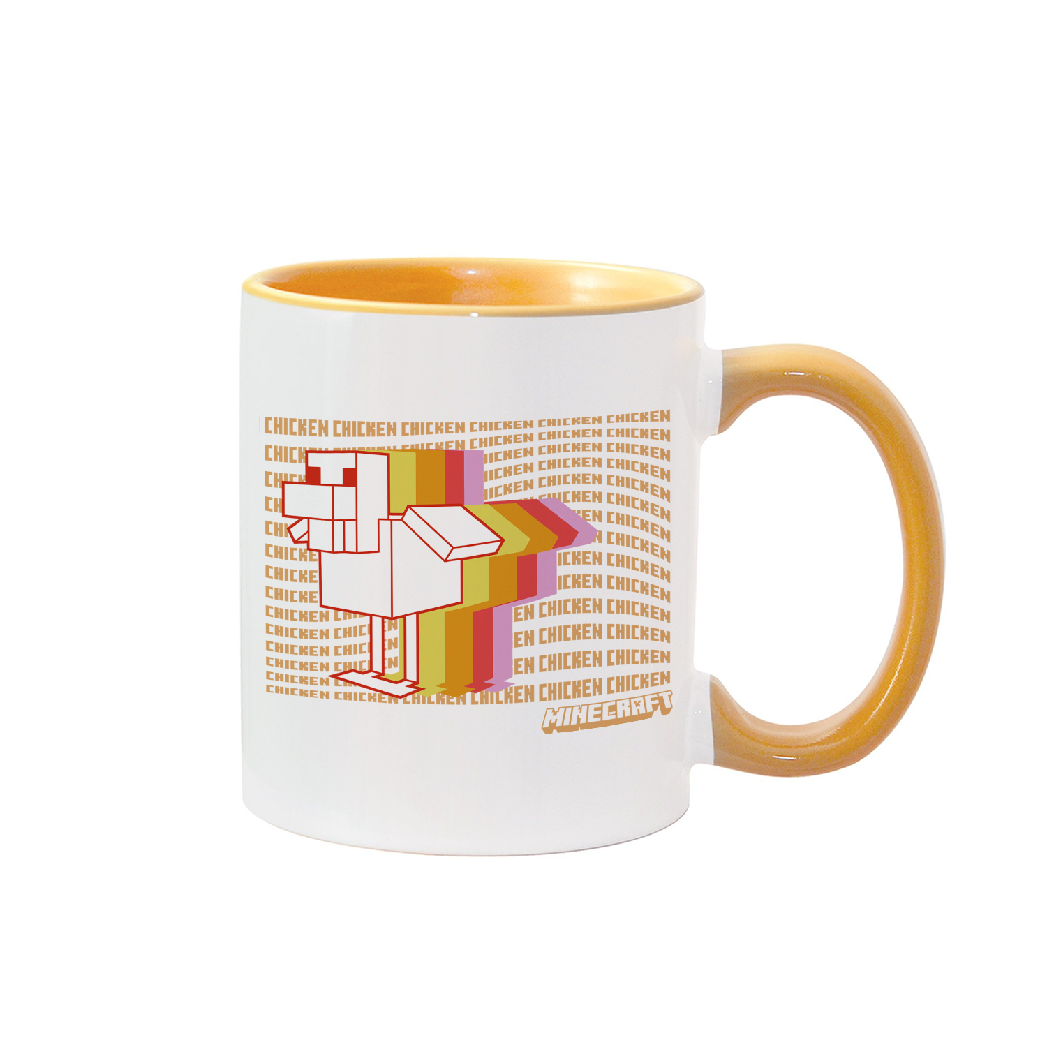 Minecraft Wavy Chicken Two-Tone Mug
