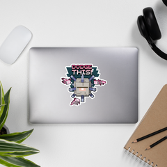 Minecraft Caves & Cliffs Dodge This! Die Cut Sticker
