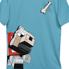 Minecraft Wolf Tamed Unisex Short Sleeve T-Shirt