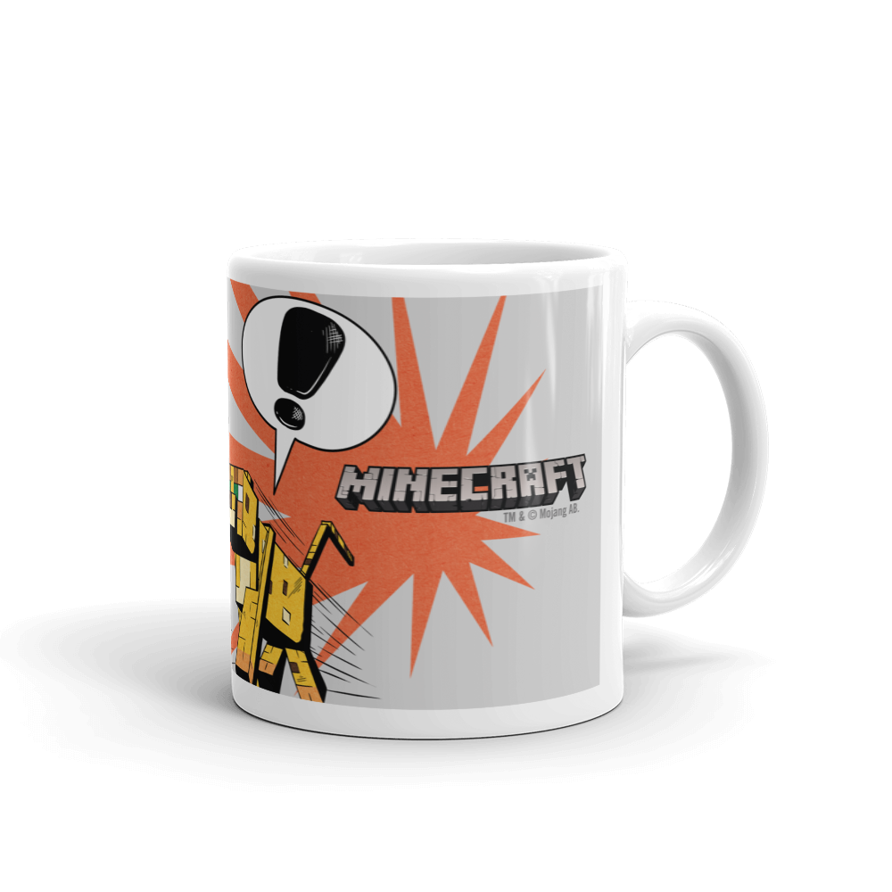 Minecraft Creeper Zoom White Mug