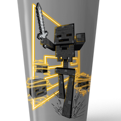 Minecraft Wither Skeleton 17 oz Pint Glass