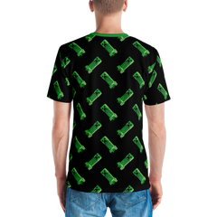 Minecraft Creeper Pattern Unisex Short Sleeve T-Shirt