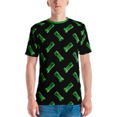 Minecraft Creeper Pattern Unisex Short Sleeve T-Shirt