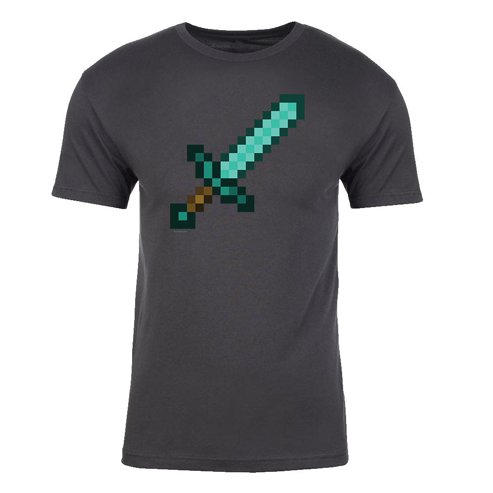 Minecraft Sword Adult Short Sleeve T-Shirt