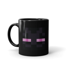 Minecraft Enderman Eyes Black Mug