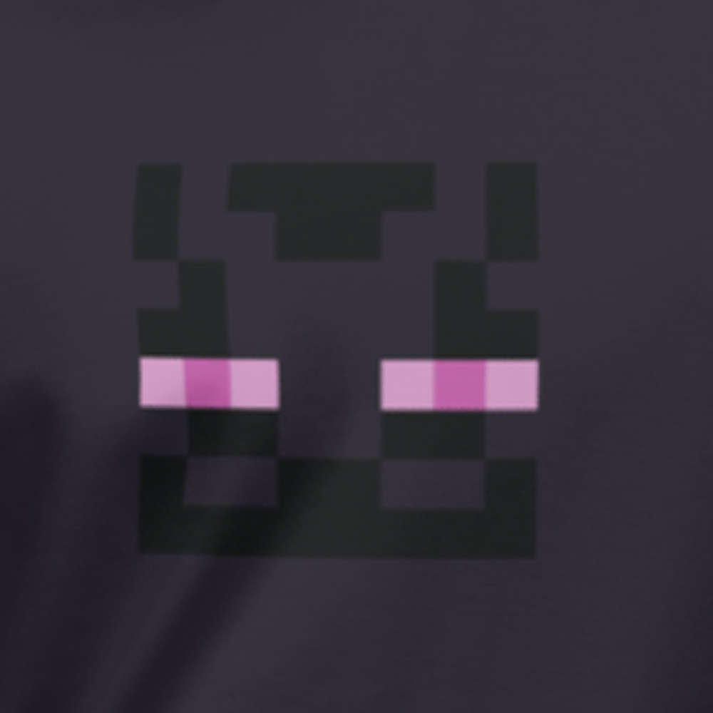 Minecraft Enderman Eyes Adult Hoodie